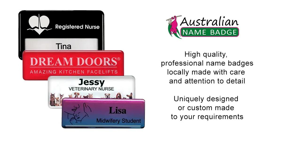 Nurse Name Badges Personalised and made to order
